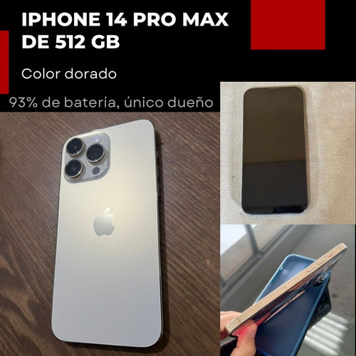 Celular Apple iPhone 14 Pro Max Color Dorado