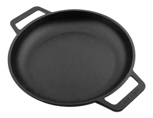 Sarten De Hierro Fundido Victoria Liso 25cm Doble Asa Kamado