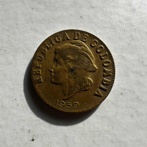 Moneda 2 Ii Centavos Colombia 1959