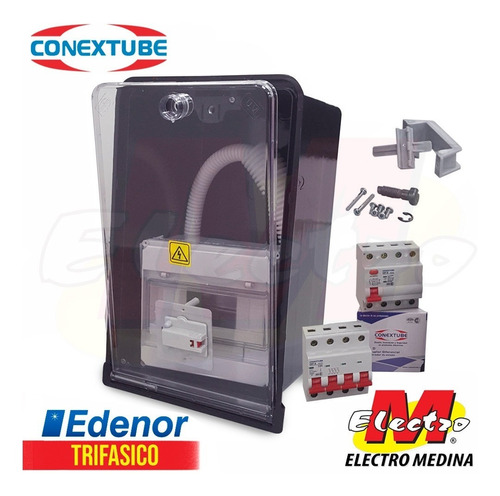 Kits Pilar Medidor Trifasico Edenor Conextube Electro Medina