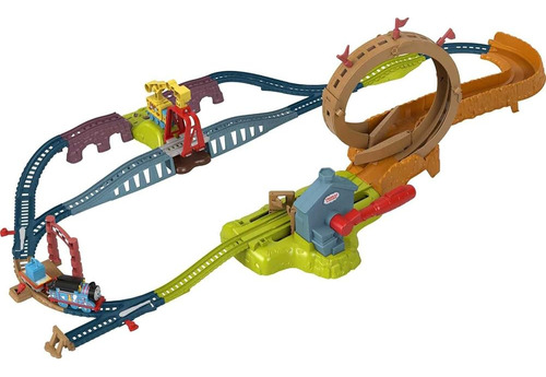 Thomas & Friends Toy Train Set Loop & Launch Maintenance Yar