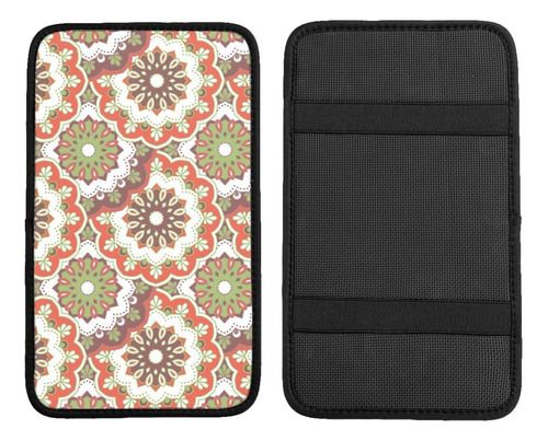 Funda Reposabrazo Consola Central Diseño Mandala Vintage Suv