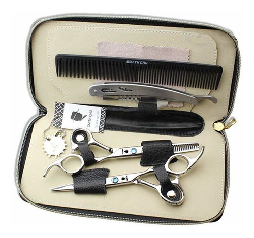 Smith Chu Barber Set, 2 Scissors 15.2 Cm, 6 Pieces