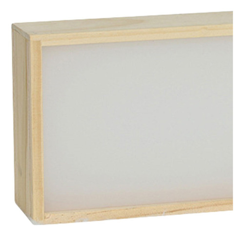 Marco De Caja De 26 Cm X 6 Cm X 13 Cm Color De La Madera