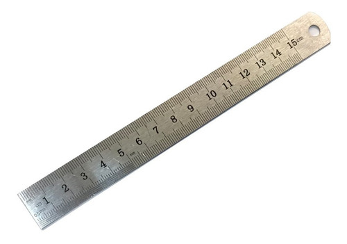 Imagen 3 de 5 de Regla De Acero De 15 Cm Plantec