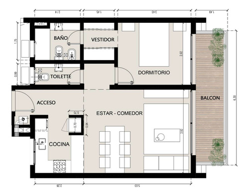 Depto En Venta La Plata, 1 Dorm. + Balcón En Obra