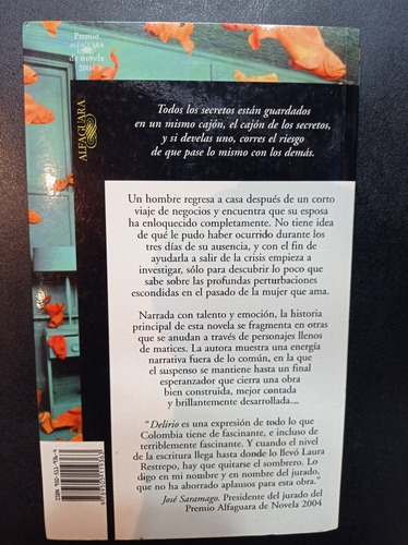 Delirio - Laura Restrepo - Alfaguara - Oferta