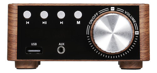 Amplificador De Sonido 5.0 Hifi D Usb/aux Digital 50wx2 Grai