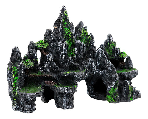 Decoración De Pecera Con Rocas Para Acuario, Fondo
