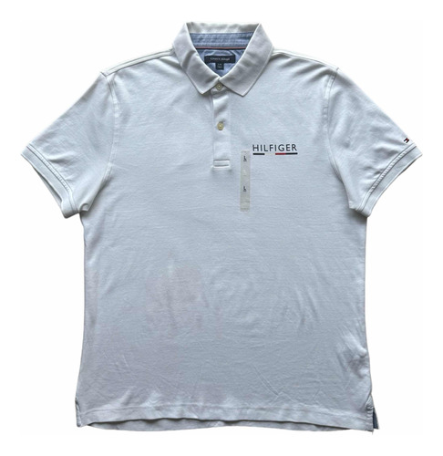 Camiseta Tipo Polo Tommy Hilfiger Hombre Talla L F001 Orgnl