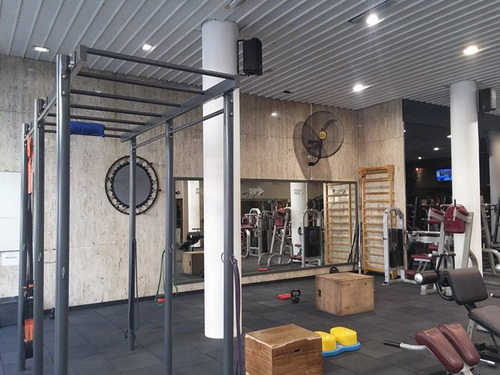 Imagen 5 de 7 de Pack X4 Piso Goma Alto Transito Encastrable Crossfit Pesas