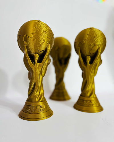 Copa Del Mundo 20cm Mundial Futbol Fifa Qatar Messi Campeon