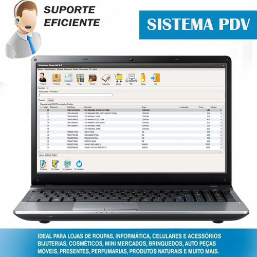 Sistema Pdv P/ Depósito, Distribuidora De Bebidas E Gás Etc