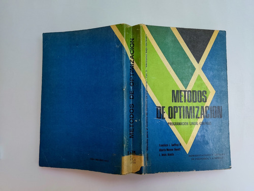 Libro Métodos De Optimización; Programación Lineal 167a5 (Usado)