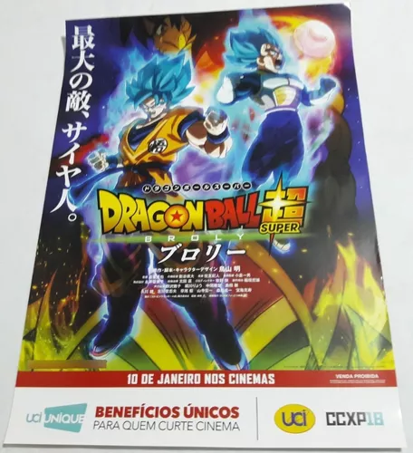 CCXP 2018: Dragon Ball Super: Broly vai apresentar poderes nunca antes  vistos