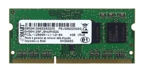 Imagem 1 de 1 de Memória Smart Sh564128fj8nwrnsqg 4gb 1600mhz
