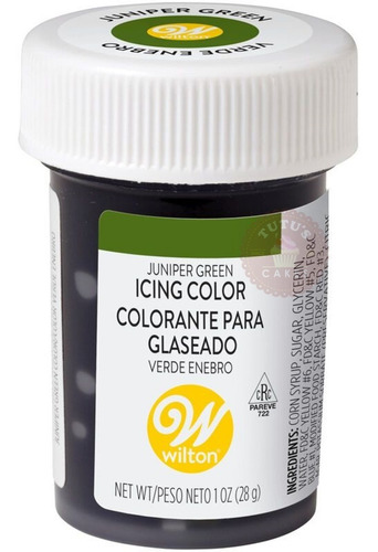 Colorante Comestible En Gel Verde Pino 28gr Wilton