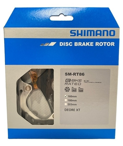 Disco Rotor Shimano Sm-rt86 160mm 6 Parafusos