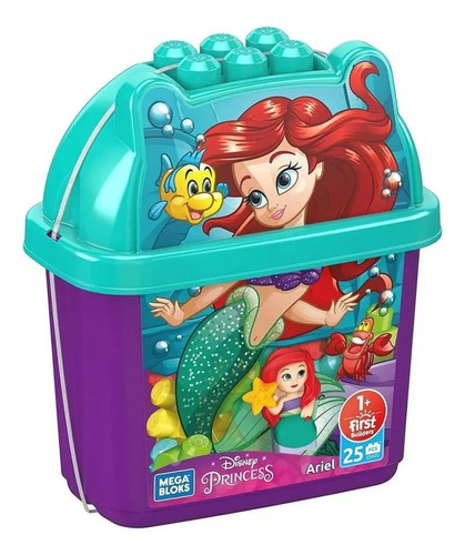 Mega Bloks - Disney Princesas - Ariel - 25 Piezas - Mattel