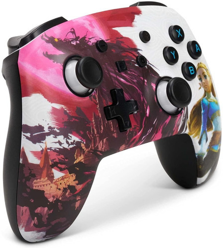 Control Inalámbrico Zelda Blood Moon Switch Powera Blanco/rojo
