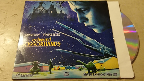 Edward Scissorhands Laserdisc Usa Ntsc 