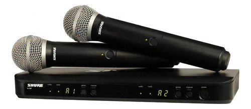 Microfono Inalambrico Blx288/pg58 Color Negro