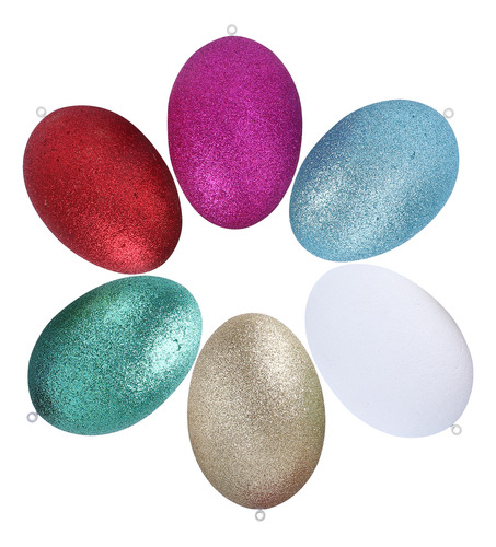 Huevos De Pascua Para Decoración Artesanal, 6 Unidades