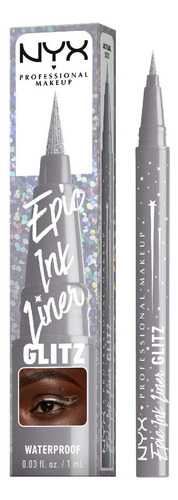 Delineador De Ojos Epic Ink Liner Glitz De Nyx Flashy Flare Metalizado