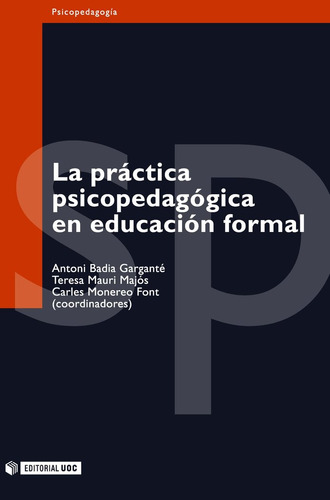 Practica Psicopedagogica En Educacion Formal, La - Mauri ...
