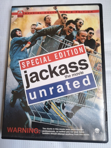 Jackass Unrated Película Dvd Original Importado Usa Comedia 