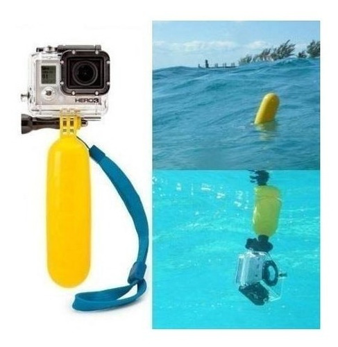 Imagen 3 de 6 de Flotador + Tornillo Para Cámara Gopro Hero, Osmo Action Etc
