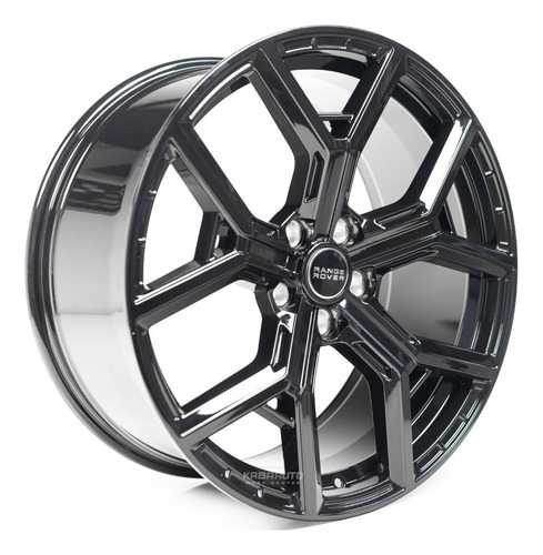 Rodas 21 Range Rover Sport Hse 5x120 Land Rover Discovery Cor Preto Brilhante
