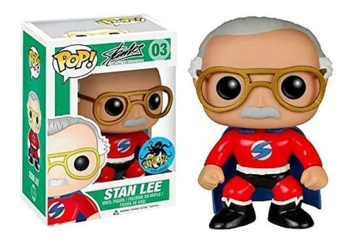 Funko Pop Stan Lee Super Hero Comikaze Figura Exclusiva