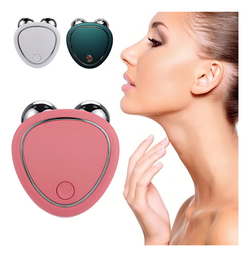 Dispositivo De Estiramiento Facial Con Microcorriente Usb Color Blanco