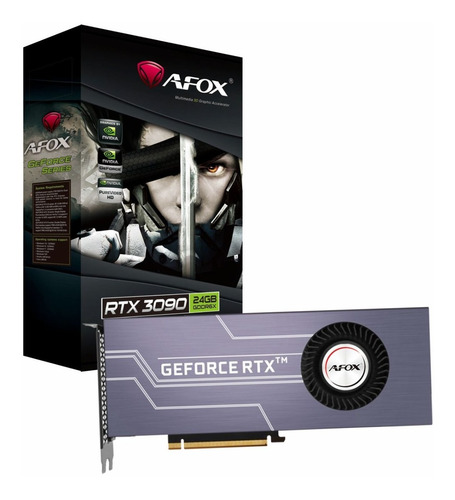 Imagen 4 de 5 de Placa De Video Afox Rtx 3090 24gb Gddr6x Nvidia