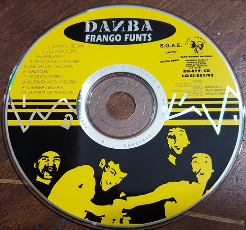 Danba- Frango Funts Cd La Polla Records Kortatu Negu Gorriak (Usado)