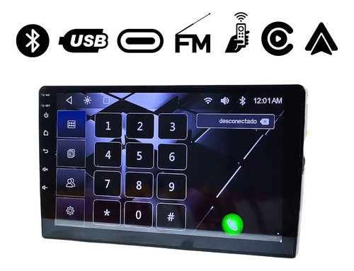Multimídia Mp5 9 Polegada H-tech Usb Bluetooth Touch
