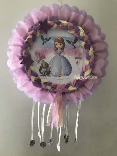 Piñatas Infantiles Con Cintas. Cumpleaños.allegracotillones.