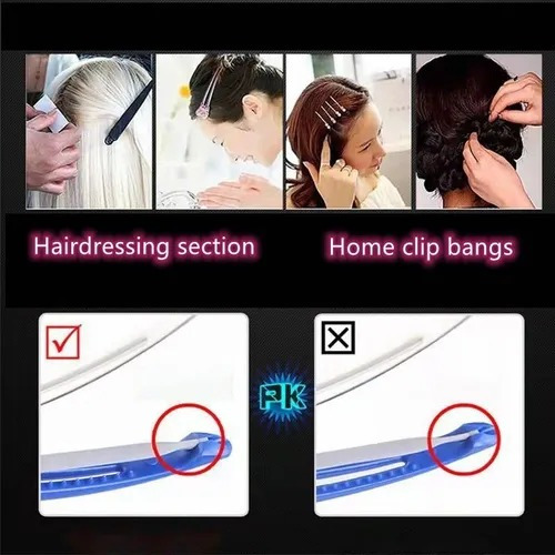 Pinzas Para El Cabello Para Estilista 12 Uds