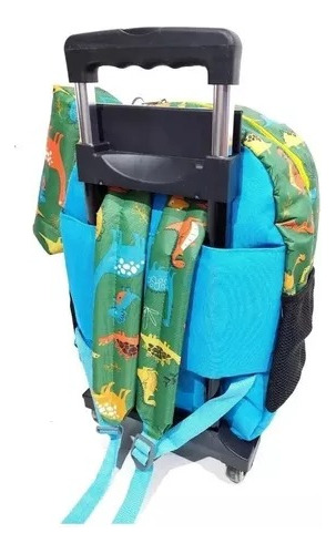 Mochila  Carrito Infantil Escolar Con Cartuchera Pul 16