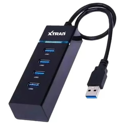 Hub Adaptador Usb Extensor 4 Portas 3.0 30cm Xt2213 Xtrad