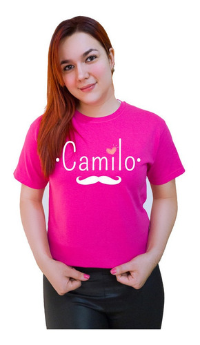 Polera Camilo Bigote Exclusivo Familiar 100% Algodón 634