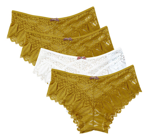 Lencería En U Para Mujer, Calzoncillos De Encaje Con Tanga 6