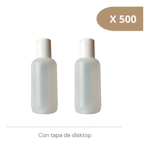 Envase Frasco Plástico 120 Cc Tapa De Rosca - Bulto 500 Unid