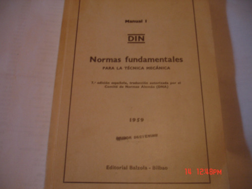 Dna - Normas Fundamentales Para La Tecnica Mecanica (c164)