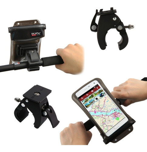 Funda Dicapac Action Celular Wp-dab C2+soporte Bici+gancho