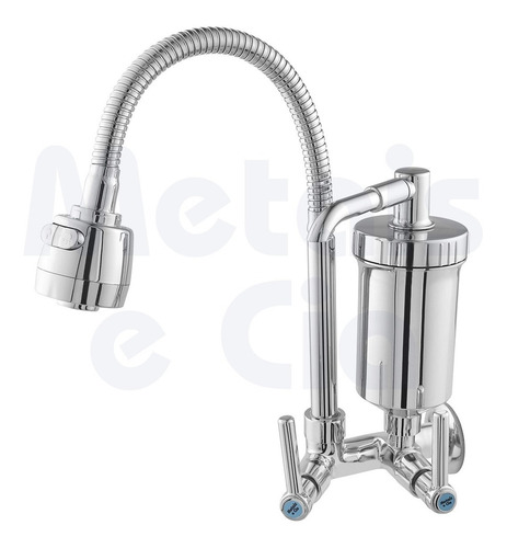 Imagem 2 de 8 de Torneira Com Filtro Cozinha - Metais E Cia