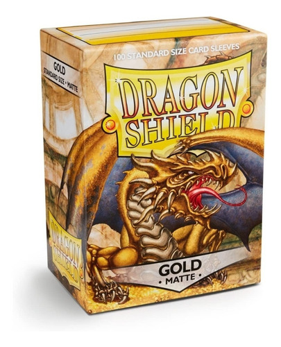 Dragon Shield Matte - Dourado - Central