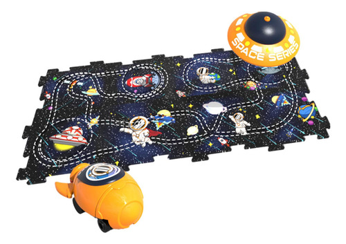 Puzzle Tracks Set Regalos Del Día De Tema Espacial 8 Piezas