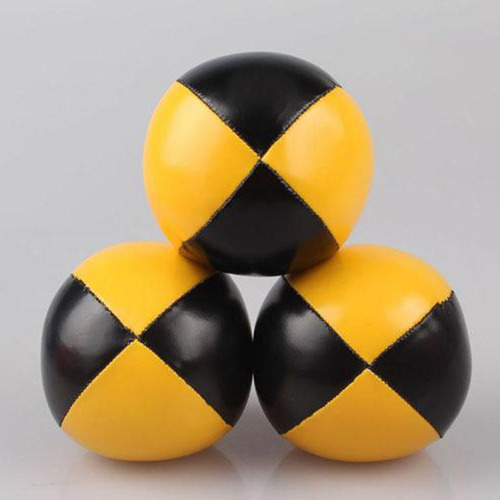 3 Paquete De Pu Bola Lanzamiento Bola Niños Amarillo Negro